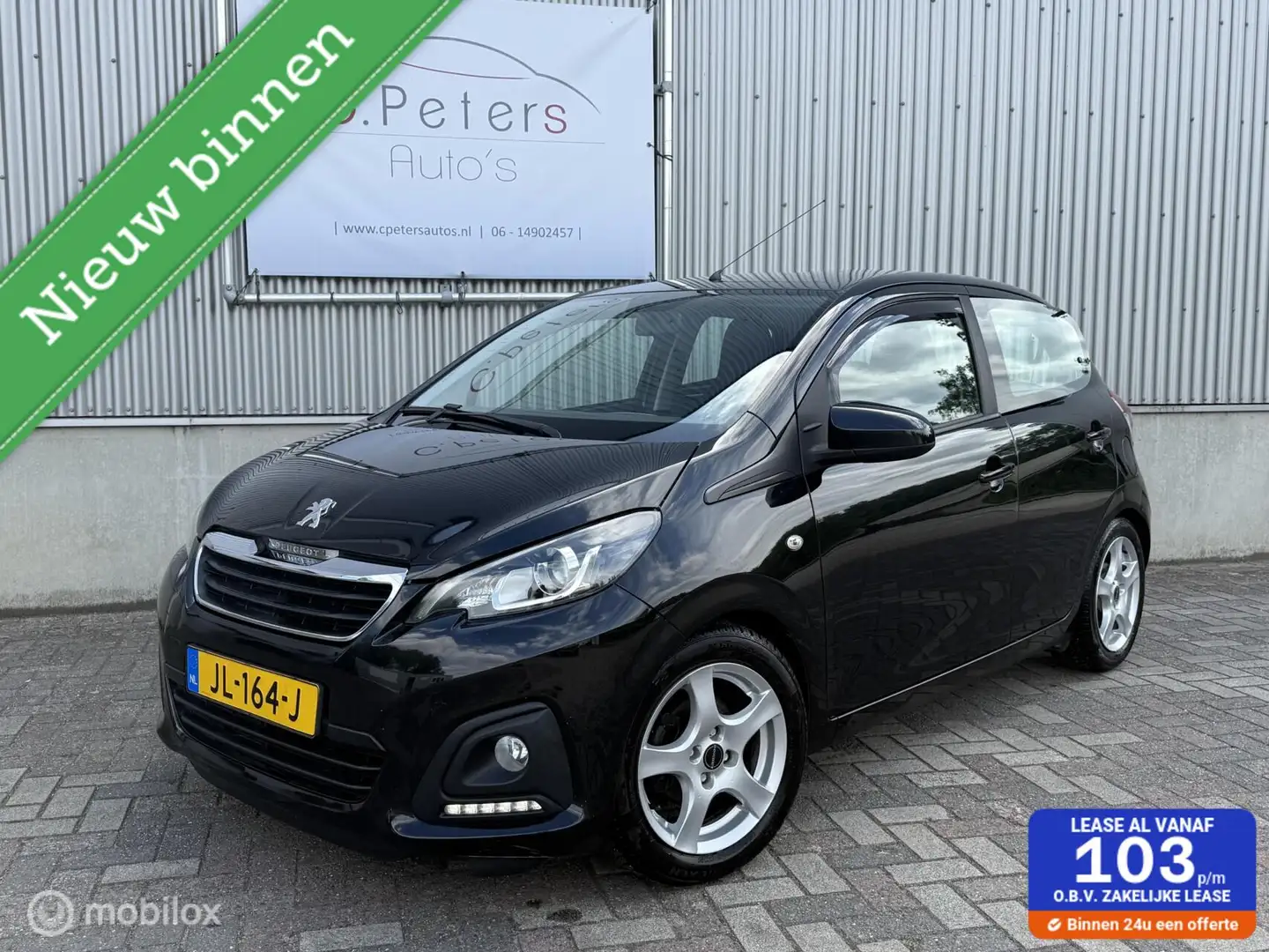 Peugeot 108 1.0 e-VTi Active TOP! 2016 / Airco / LM Velgen / B Zwart - 1