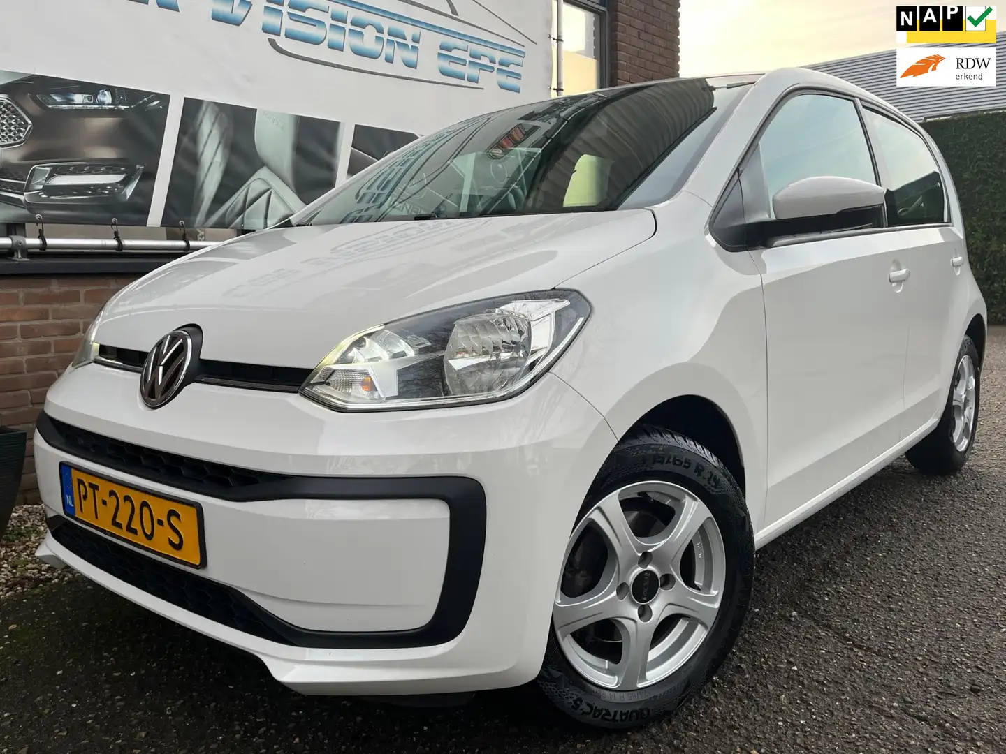 Volkswagen up! 1.0 BMT move up! |Airco|Nieuwe APK|5-drs| Weiß - 1