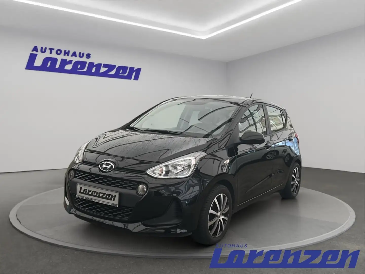 Hyundai i10 Trend 1.0 AT SHZ LenkradHZG Alarm Klima el.SP Spie Schwarz - 1