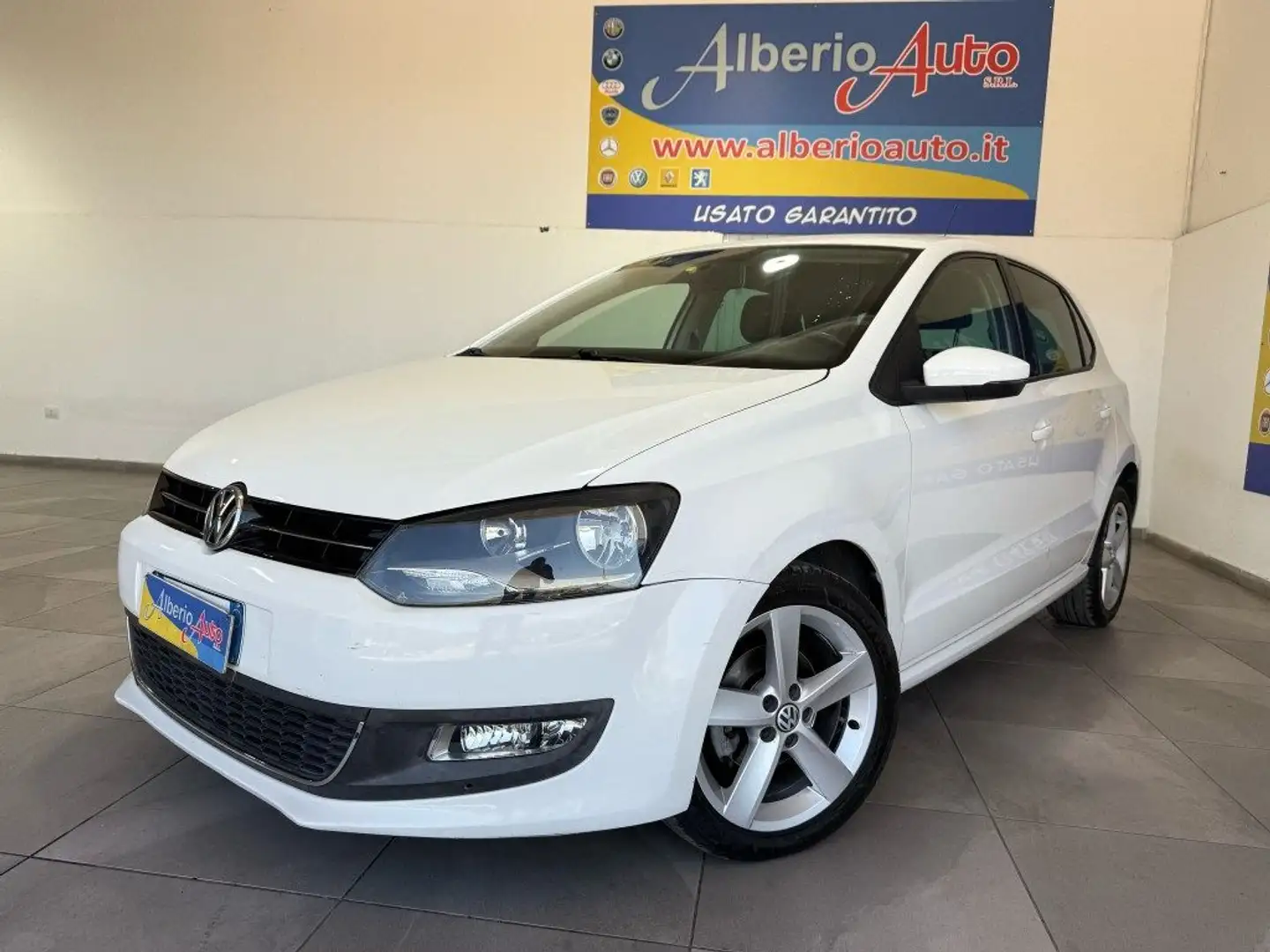 Volkswagen Polo 1.6 TDI 90CV DPF DSG 5 porte Highline Bianco - 1