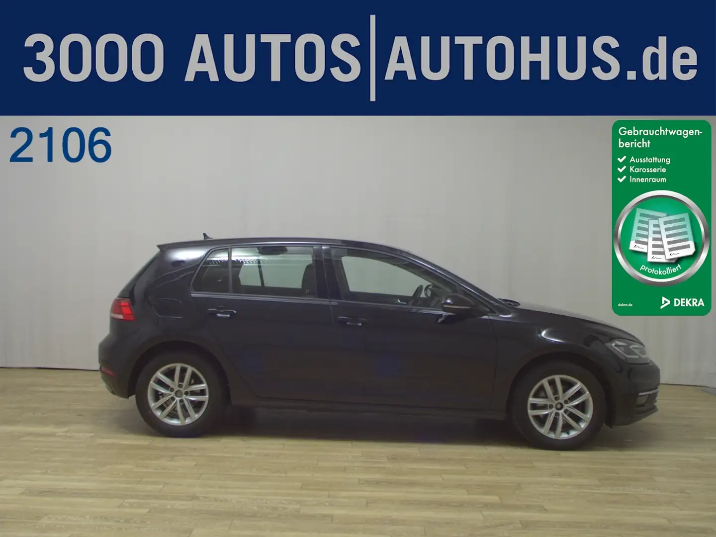 Volkswagen Golf VII 1.6 TDI BMT Comfortline ACC Navi LED Schwarz - 1