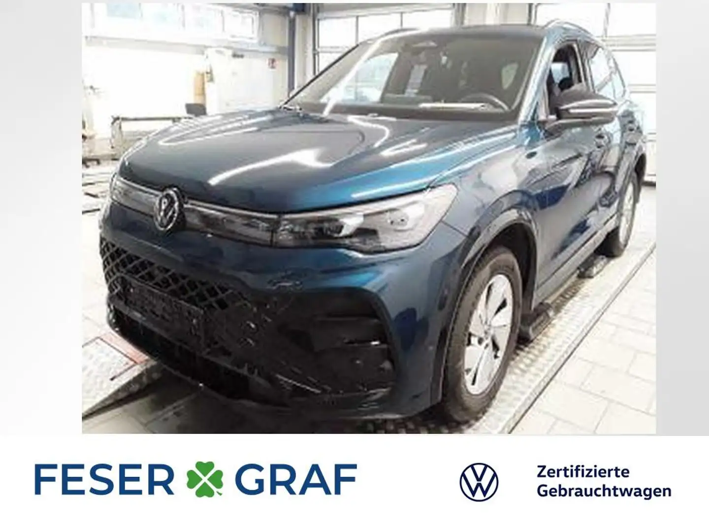 Volkswagen Tiguan R-Line 2.0 TDI DSG Navi AHK Pano BlackStyle Blau - 1