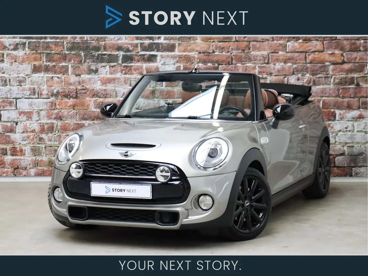 MINI Cooper S Cabrio Chili / Navigatie Professional / Stoelverwarming / Grijs - 1