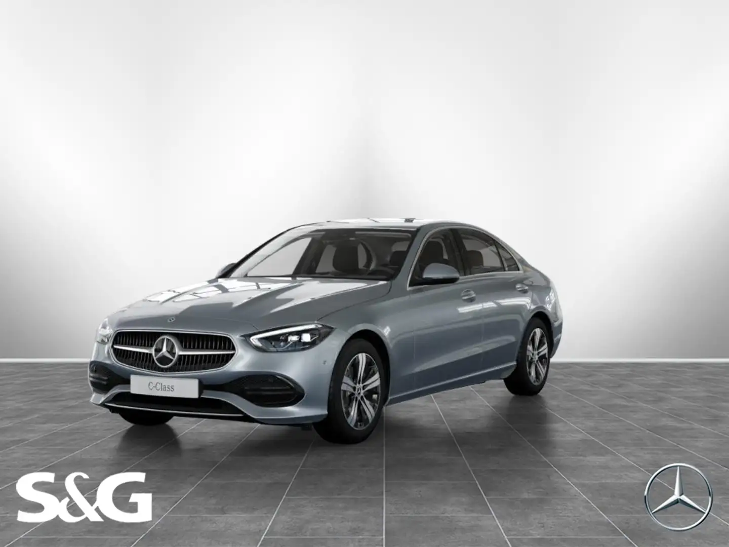 Mercedes-Benz C 180 TOTWINKEL+KAMERA+CARPLAY+SPURHALTE+LED+17" Silber - 1