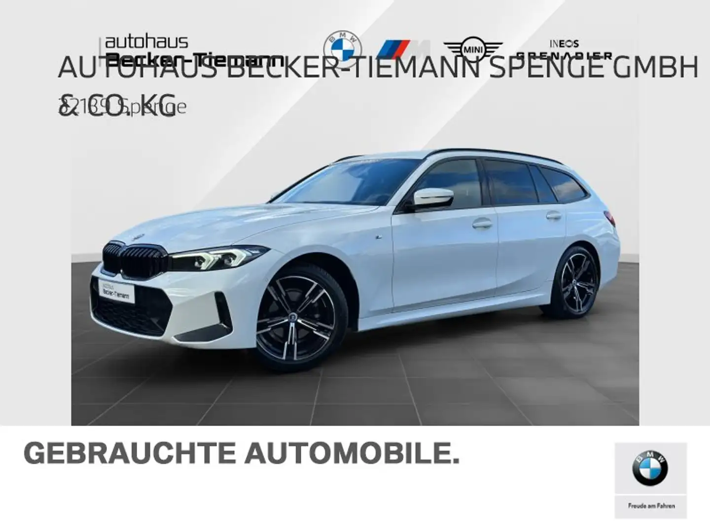 BMW 318 i Touring*M SPORT*FACELIFT*WIDESCREEN*AHK*18 ZOLL* Weiß - 1