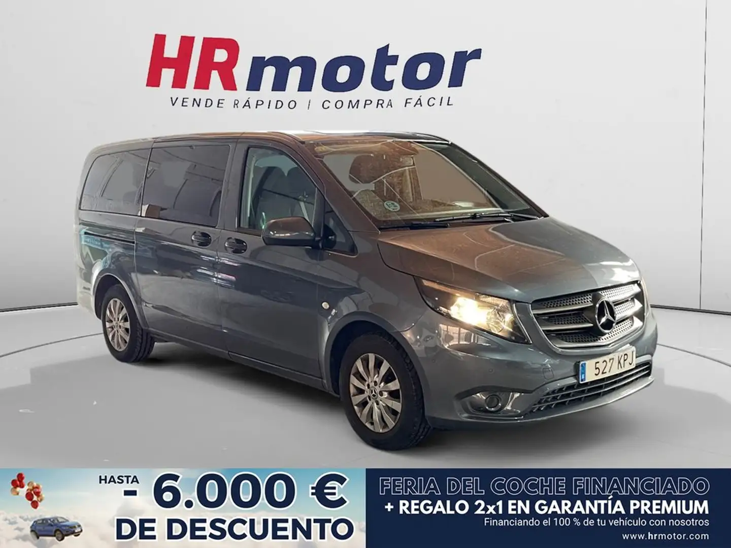 Mercedes-Benz Vito 116 CDI Select Larga Gris - 1