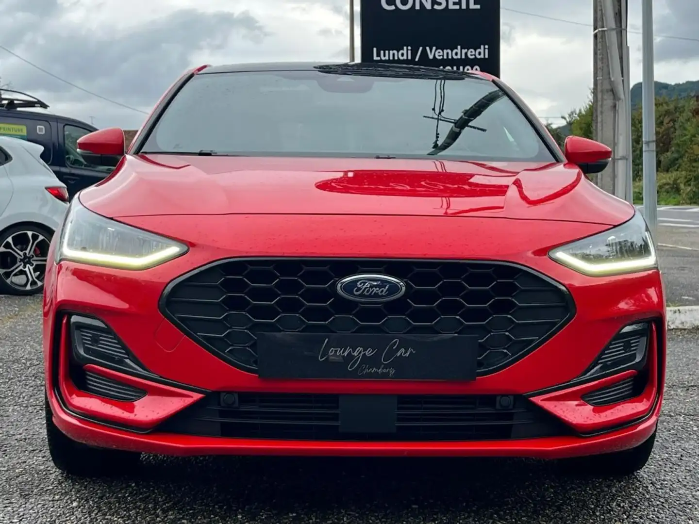 Ford Focus 1l turbo MHEV ST Line X Rouge - 2