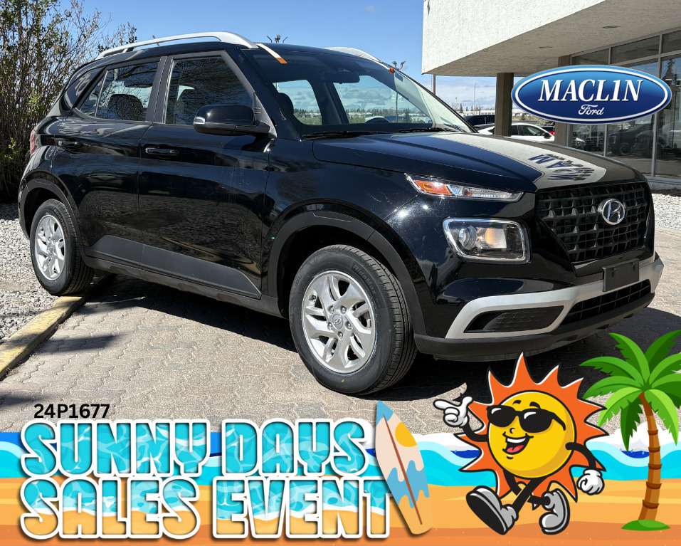 Black 2024 Hyundai Venue SUV / Crossover Automatic