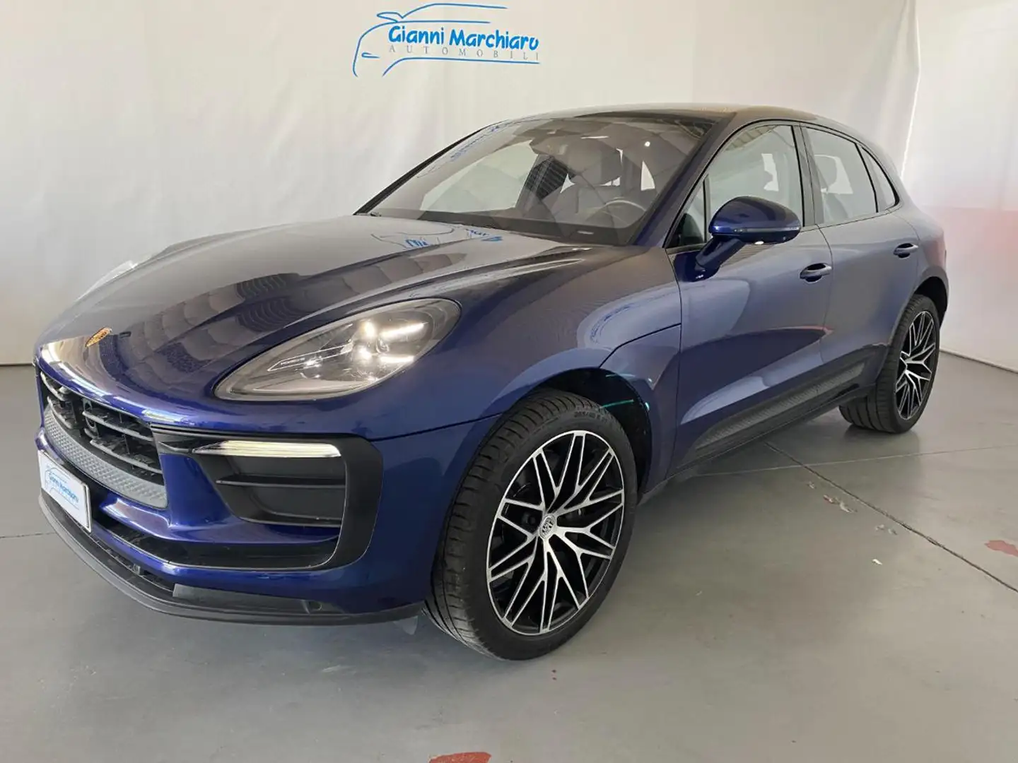 Porsche Macan 2.0 PASM-SPORT CHRONO-TELECAMERA 360°-PELLE TOTAL Azul - 1