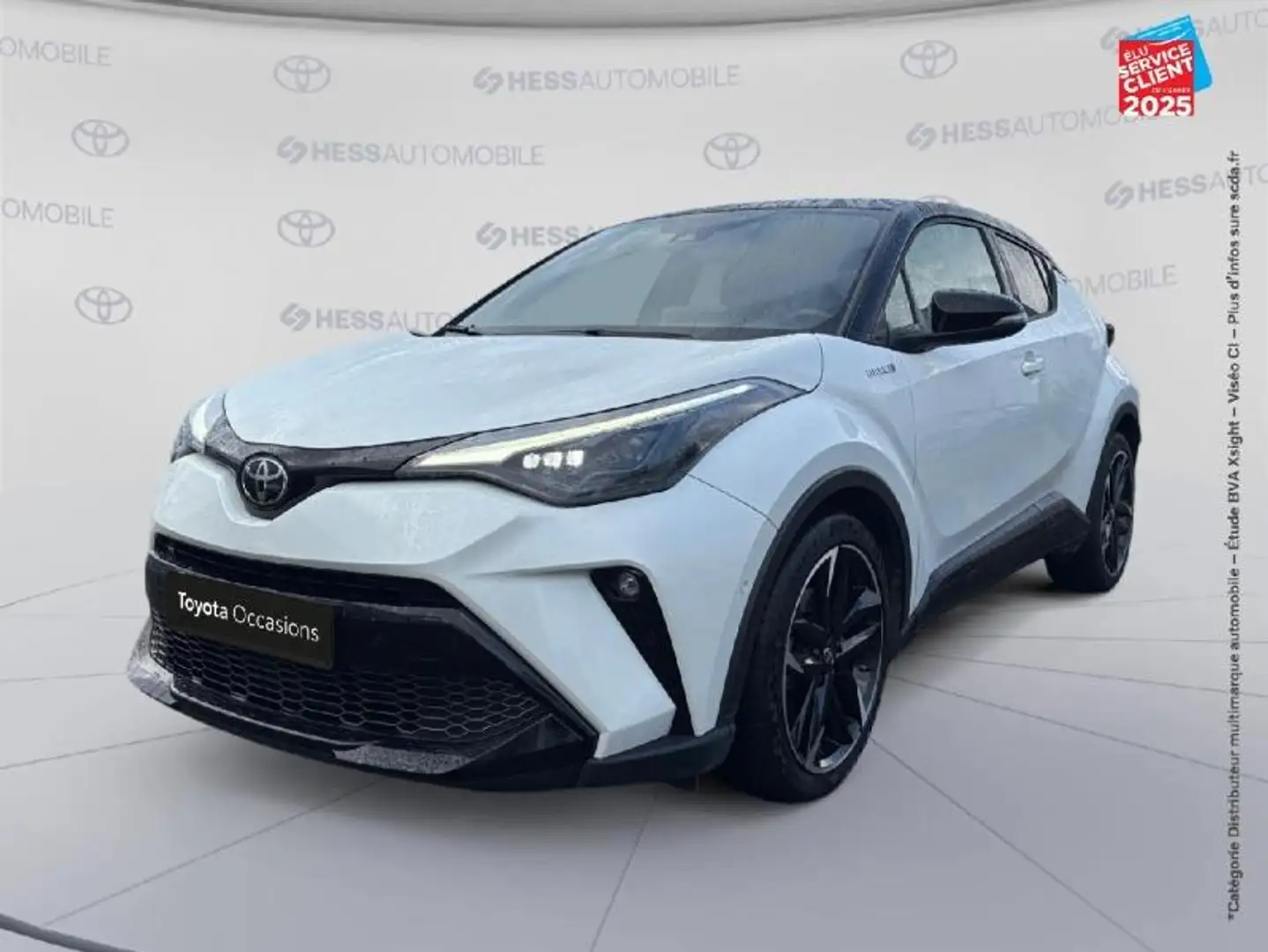 Toyota C-HR 184h GR-Sport 2WD E-CVT MY22 Sieges chauf Camera Blanc - 1