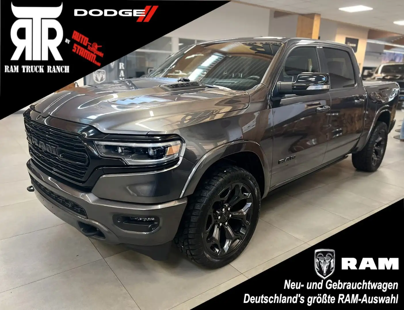 Dodge RAM 1500 LIMITED NIGHT CREW CAB 4x4 RAMBOX Grau - 1