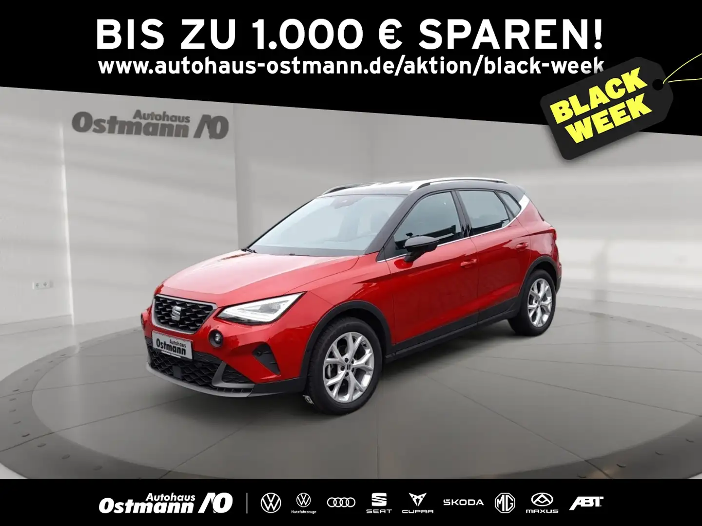 SEAT Arona 1.0 TSI FR LED Navi Climatr. ACC SHZ LM Rot - 1