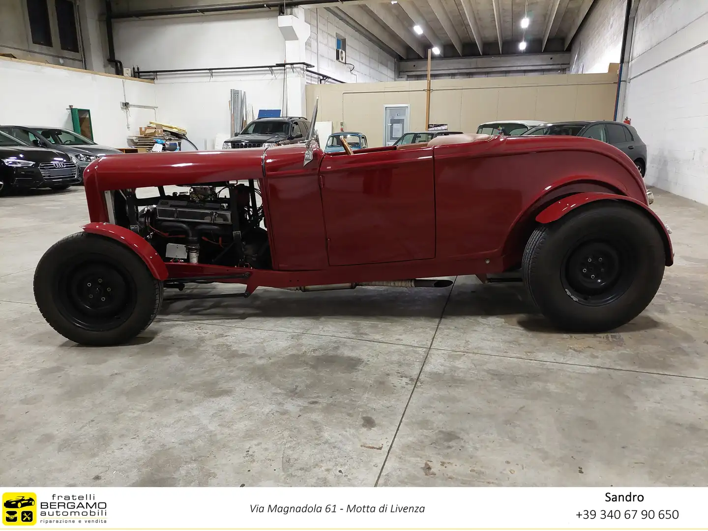Ford Hot Rod Roadster Model A Rosso - 2