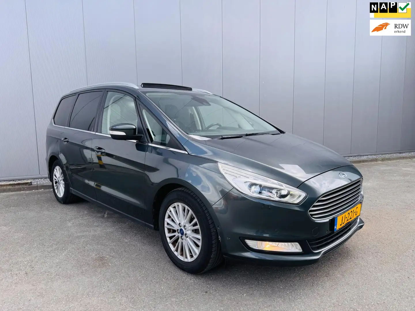Ford Galaxy 2.0 TDCi Titanium 7 Pers pano leder navi clima ful Verde - 1