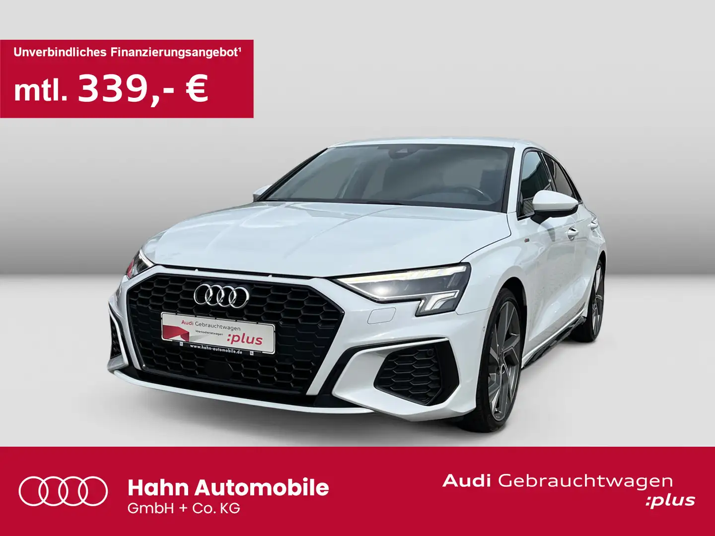 Audi A3 35 TFSI S tronic S Line LED Cam Weiß - 1