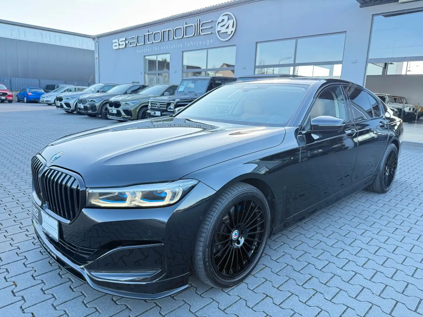BMW 730 d*ALPINA UMBAU PAKET*3xDvD*360°ACC*HUD*LASER* Чорний - 1