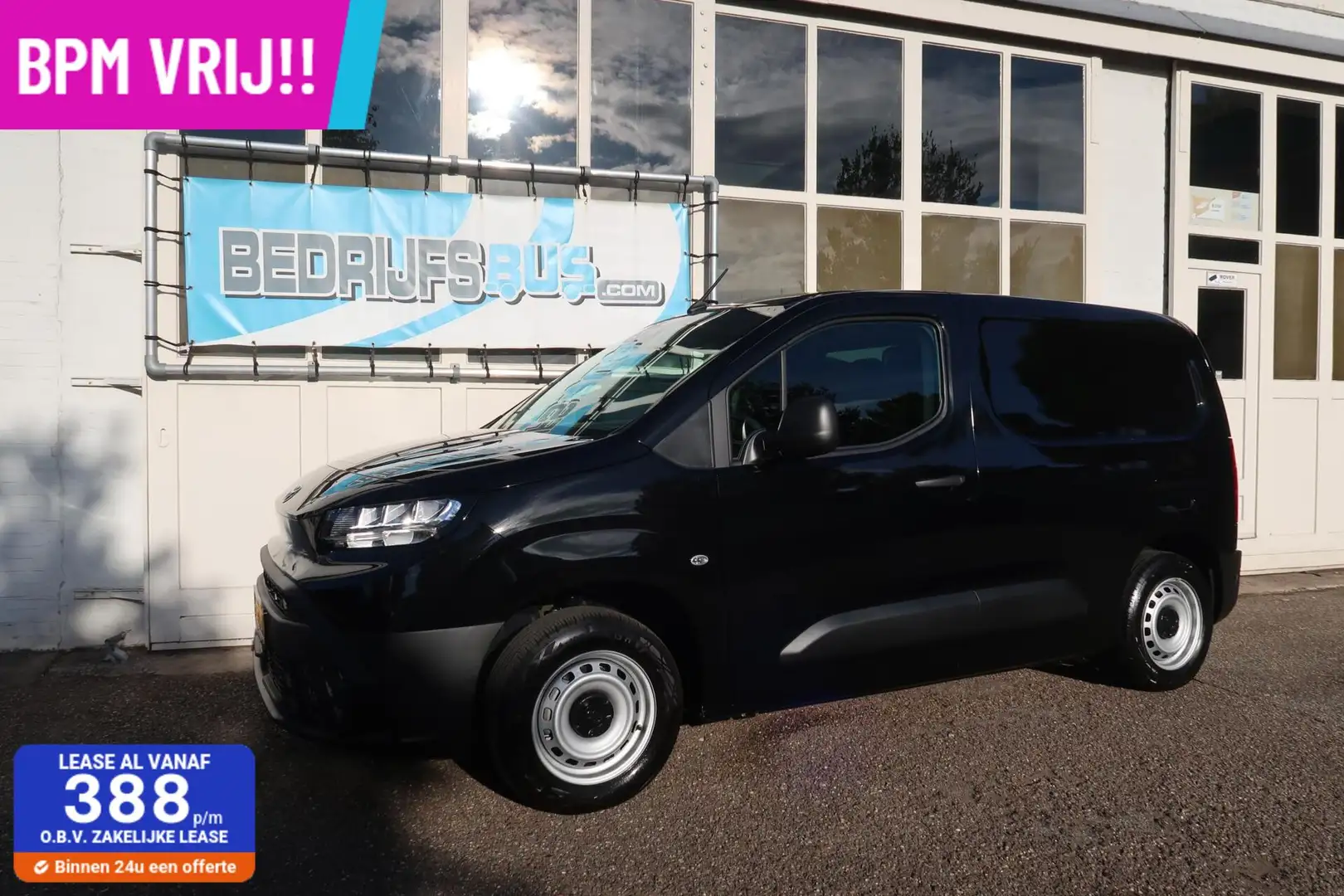 Toyota Proace City !NIEUW! !10JR Garantie! NIEUW & BPM VRIJ. Zwart - 1
