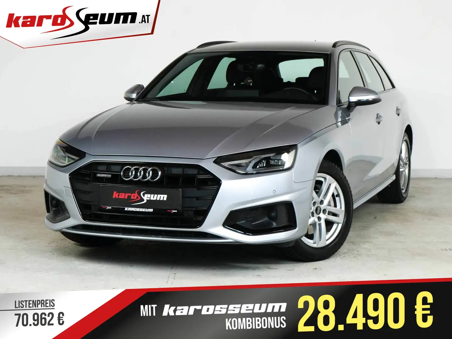 Audi A4 40 TDI Avant advanced | DYNAMIK | Allrad Silber - 1