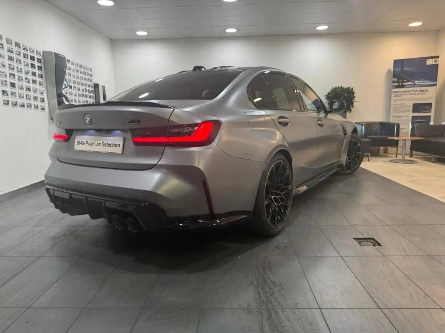 BMW M3 3.0 510ch Competition M xDrive Gris - 2