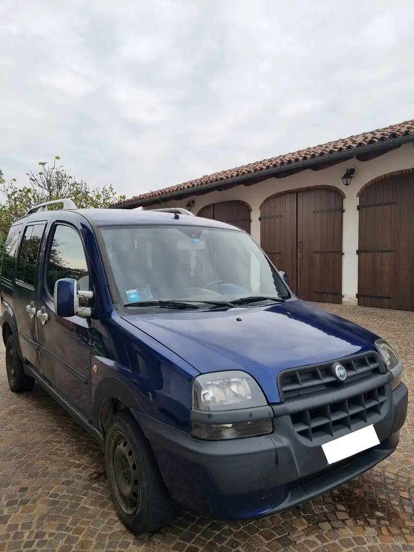Fiat Doblo Doblo 1.9 jtd Malibu 105cv Bleu - 1
