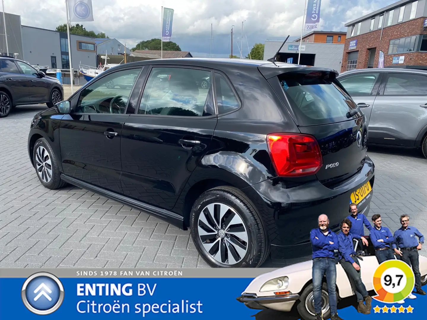 Volkswagen Polo 1.0 BlueMotion Edition AIRCO BLUETOOTH CRUISE CONT Negro - 2