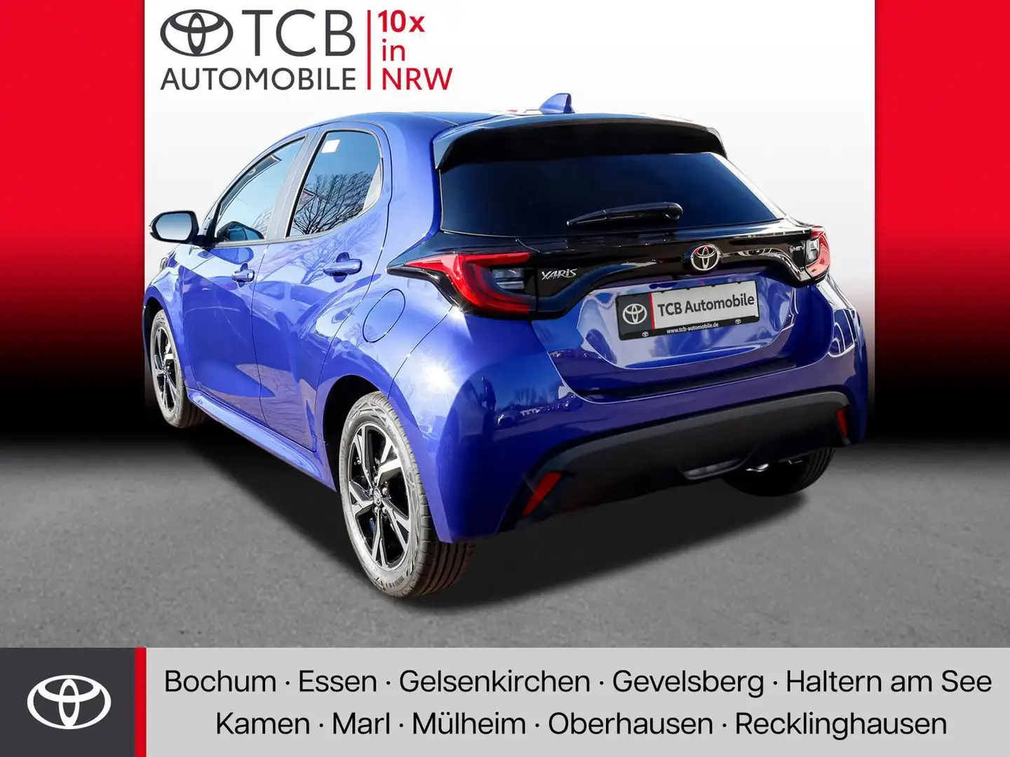 Toyota Yaris Hybrid Teamplayer SHZ KAMERA KLIMA ALU BT ANDROID APPLE Blauw - 2