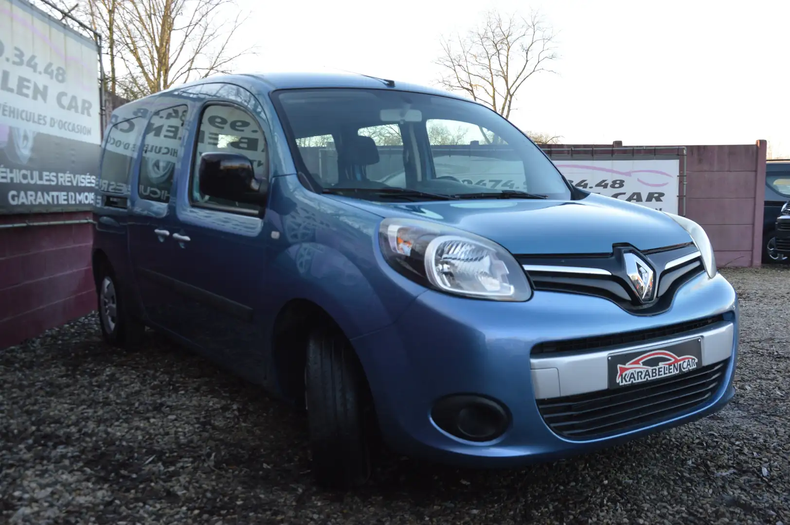 Renault Kangoo 1.5dCie Zen MAXI 7PL SENS AR CLIM 16.049KM GAR Blau - 2