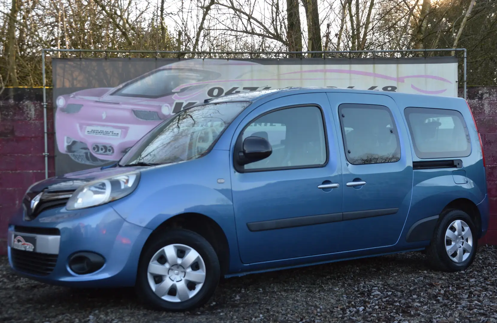 Renault Kangoo 1.5dCie Zen MAXI 7PL SENS AR CLIM 16.049KM GAR Blau - 1