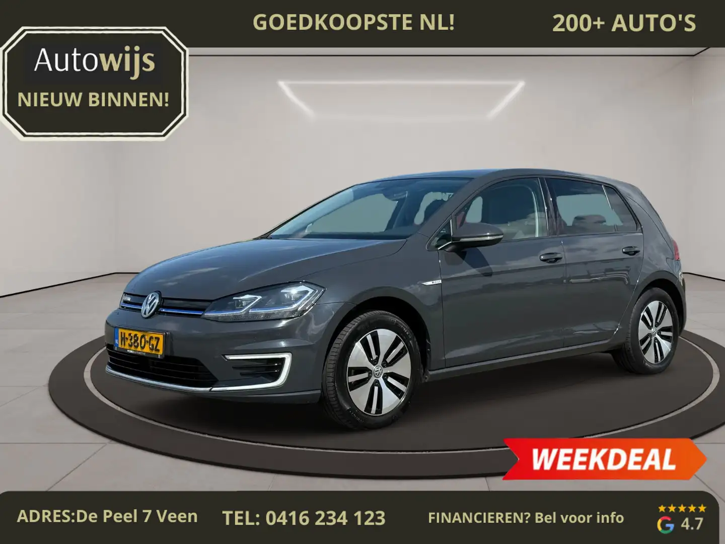 Volkswagen e-Golf E-DITION|Carplay|PDC|Adaptief Cruise|Navi Gris - 1