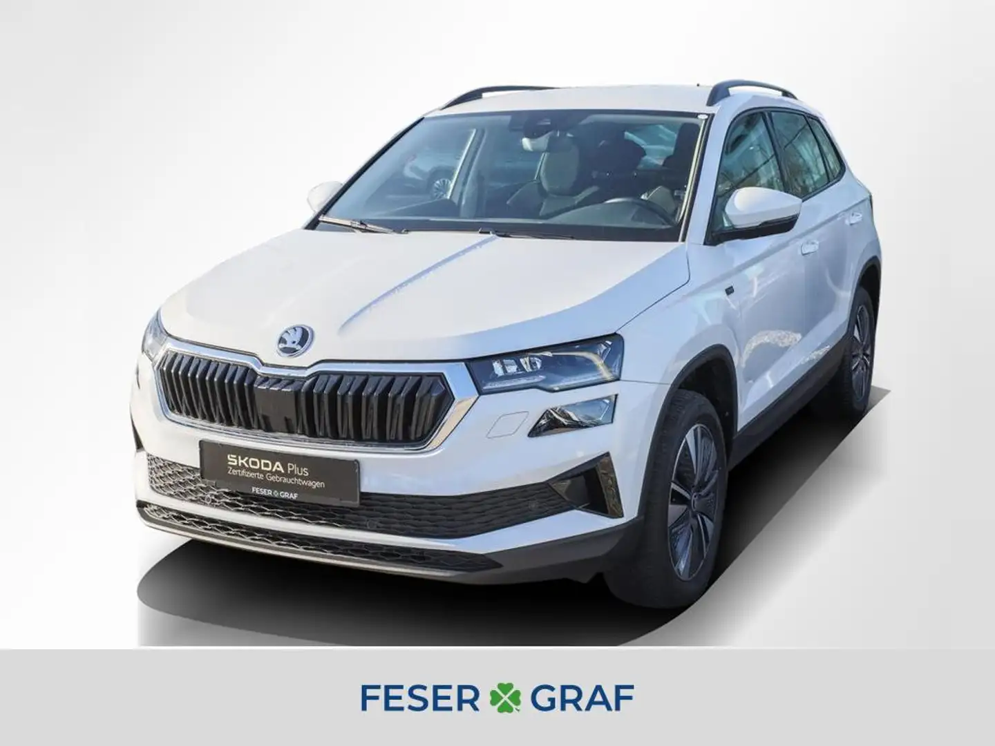 Skoda Karoq 1.0 TSI Tour AHK Matrix RüKa Smart Link. Weiß - 1