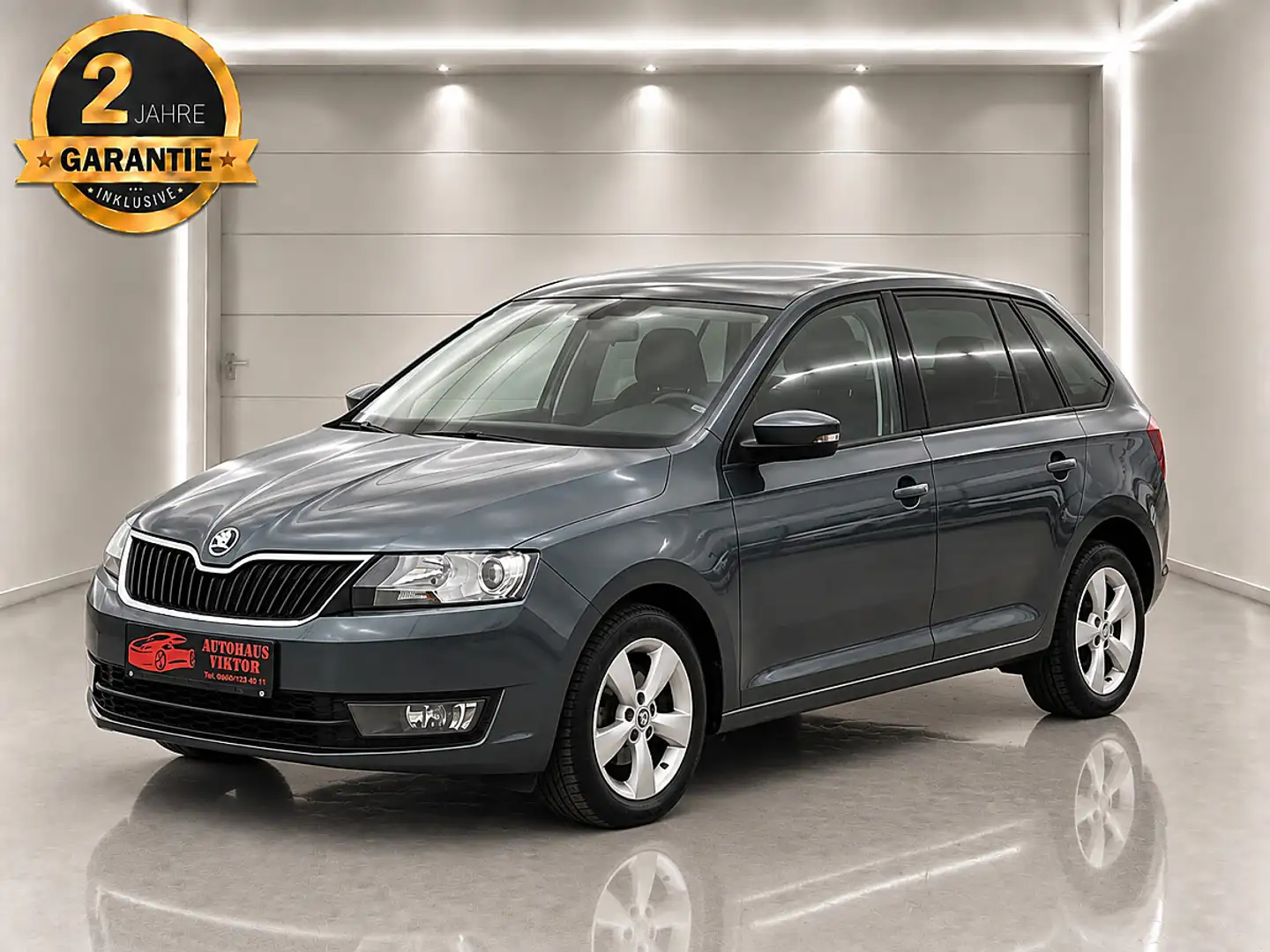 Skoda Rapid/Spaceback Rapid 1.2 TSI Sport Green tec*GARANTIE 24 MONATE* Grau - 1