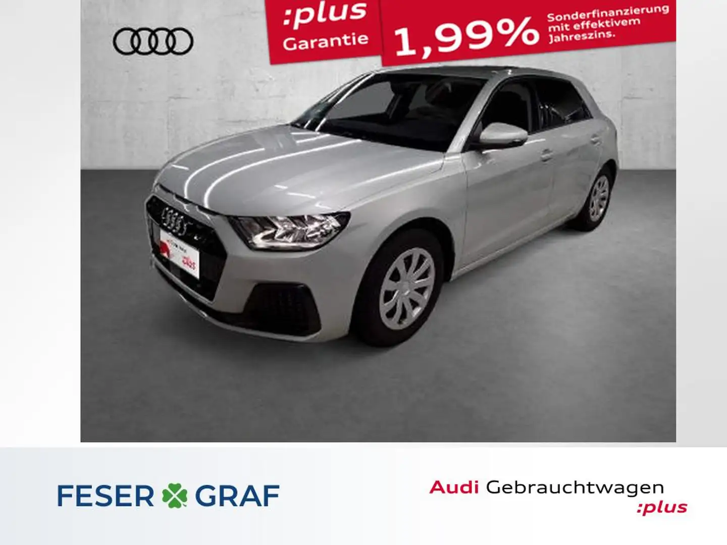 Audi A1 Sportback 25 TFSI advanced Stronic Silber - 1