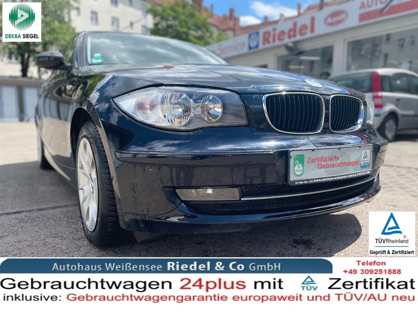 BMW 116 Limousine 5türig Advantage Schwarz - 1