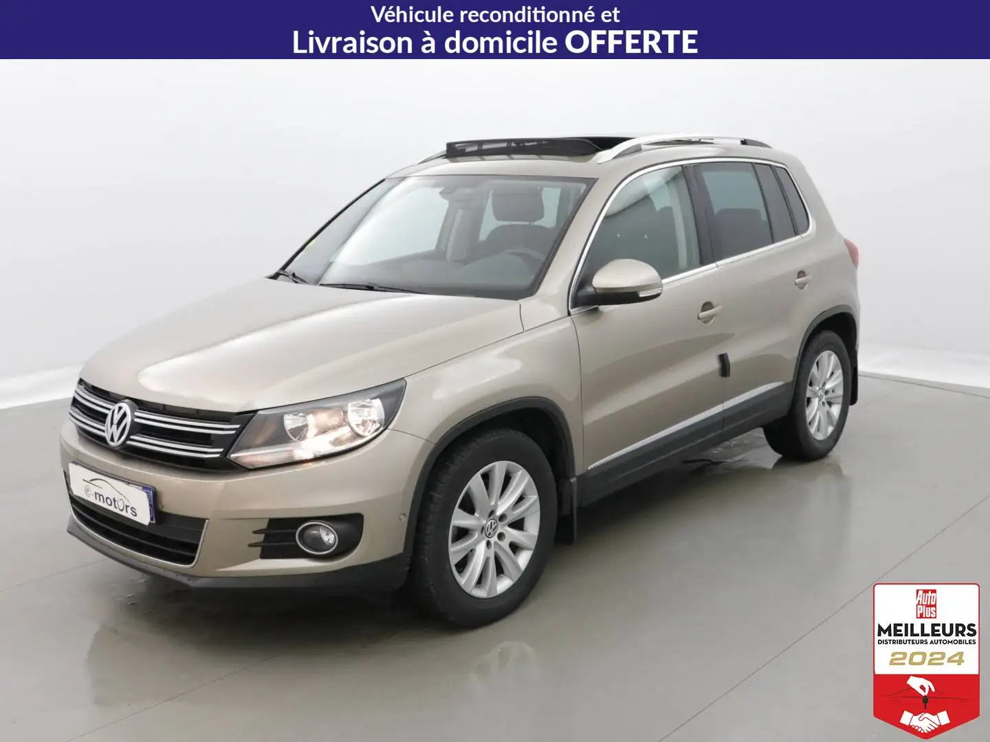 Volkswagen Tiguan 2.0 TDI 110 BlueMotion- Sportline Brun - 1