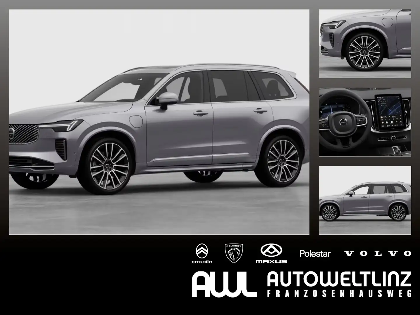 Volvo XC90 T8 AWD PHEV ULTRA BRIGHT Vollausstattung Silber - 1