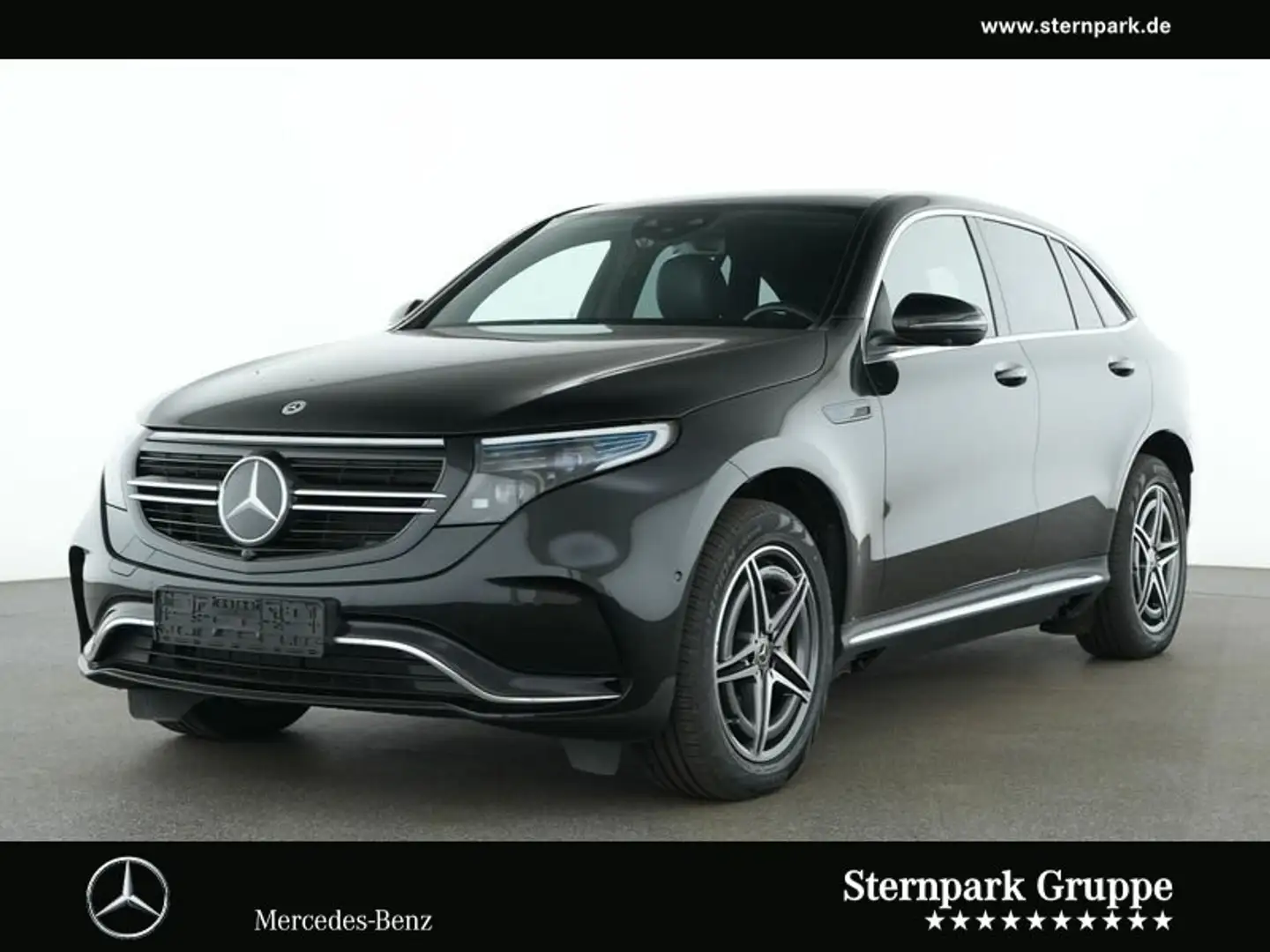 Mercedes-Benz EQC 400 EQC 400 4MATIC AMG+360+Distro+Schiebedach+AHK Navi Noir - 1