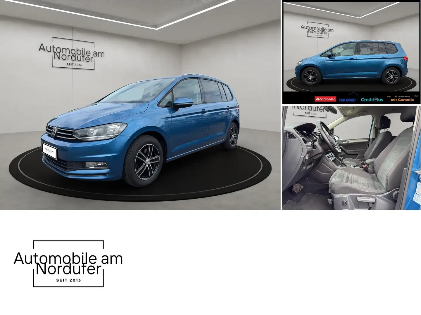 Volkswagen Touran 1.4 TSI DSG-1Hand-Scheckheft-Massage-Kamera-AHK Bleu - 2