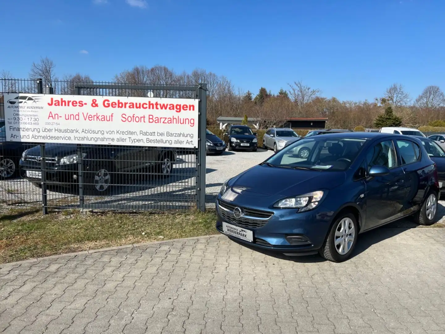 Opel Corsa E Edition Blau - 1