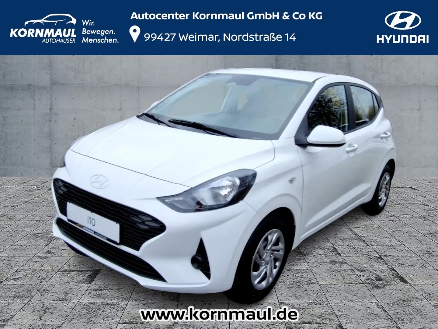 Hyundai i10 1.0 SELECT (63PS) MY25 Weiß - 1