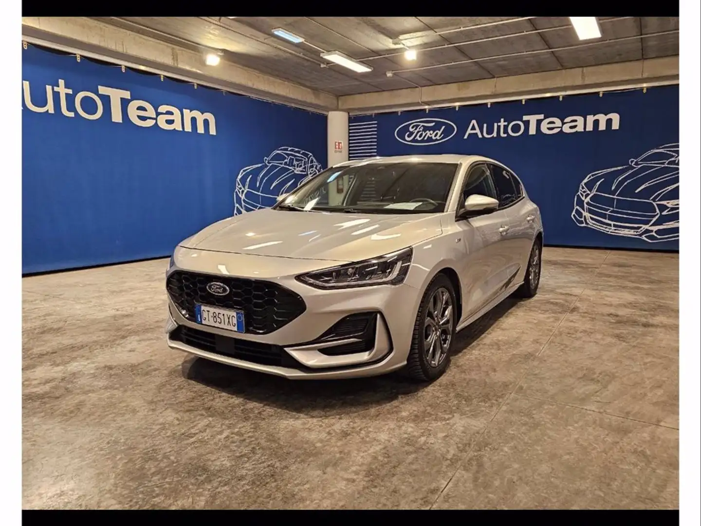 Ford Focus 1.5 ecoblue st-line 115cv auto Grigio - 1
