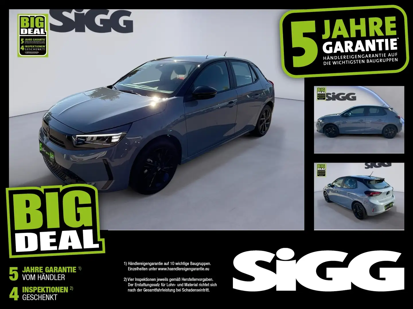 Opel Corsa F 1.2 Turbo YES FLA SpurH LED PDC SHZ Grau - 1