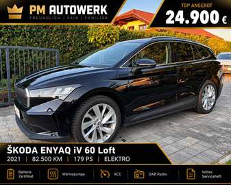 Enyaq iV 60 Loft *BatterieZertifikat*Wärmepumpe*ACC*DAB*