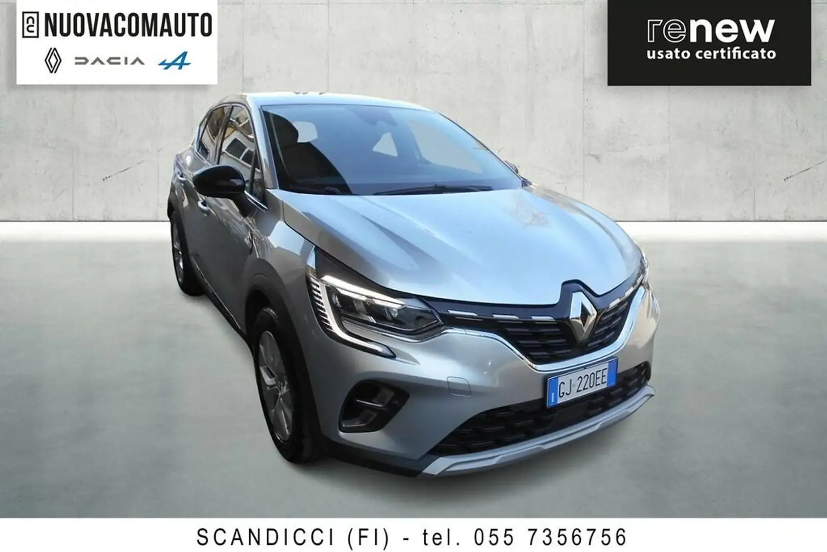 Renault Captur 1.6 hybrid Intens E-Tech 145cv auto Grigio - 2