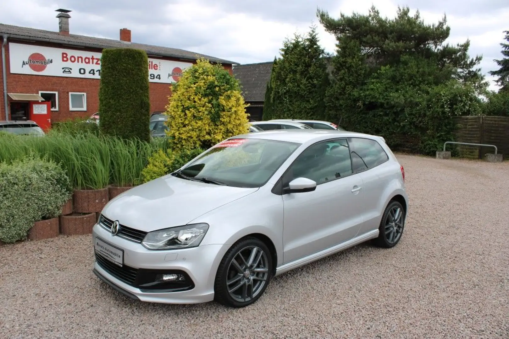 Volkswagen Polo 1.2 TSI Highline R-Line *Klimatr,Sitzhzg,PDC Zilver - 1
