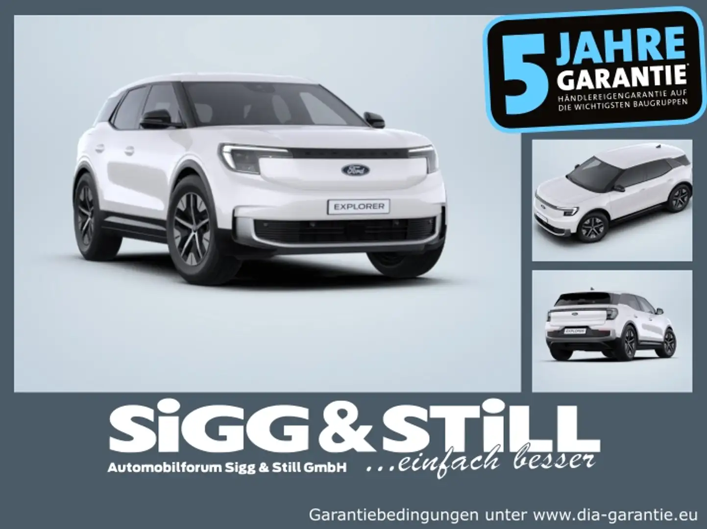 Ford Explorer BEV Extended Range RWD IACC*BLIS*360° Weiß - 1