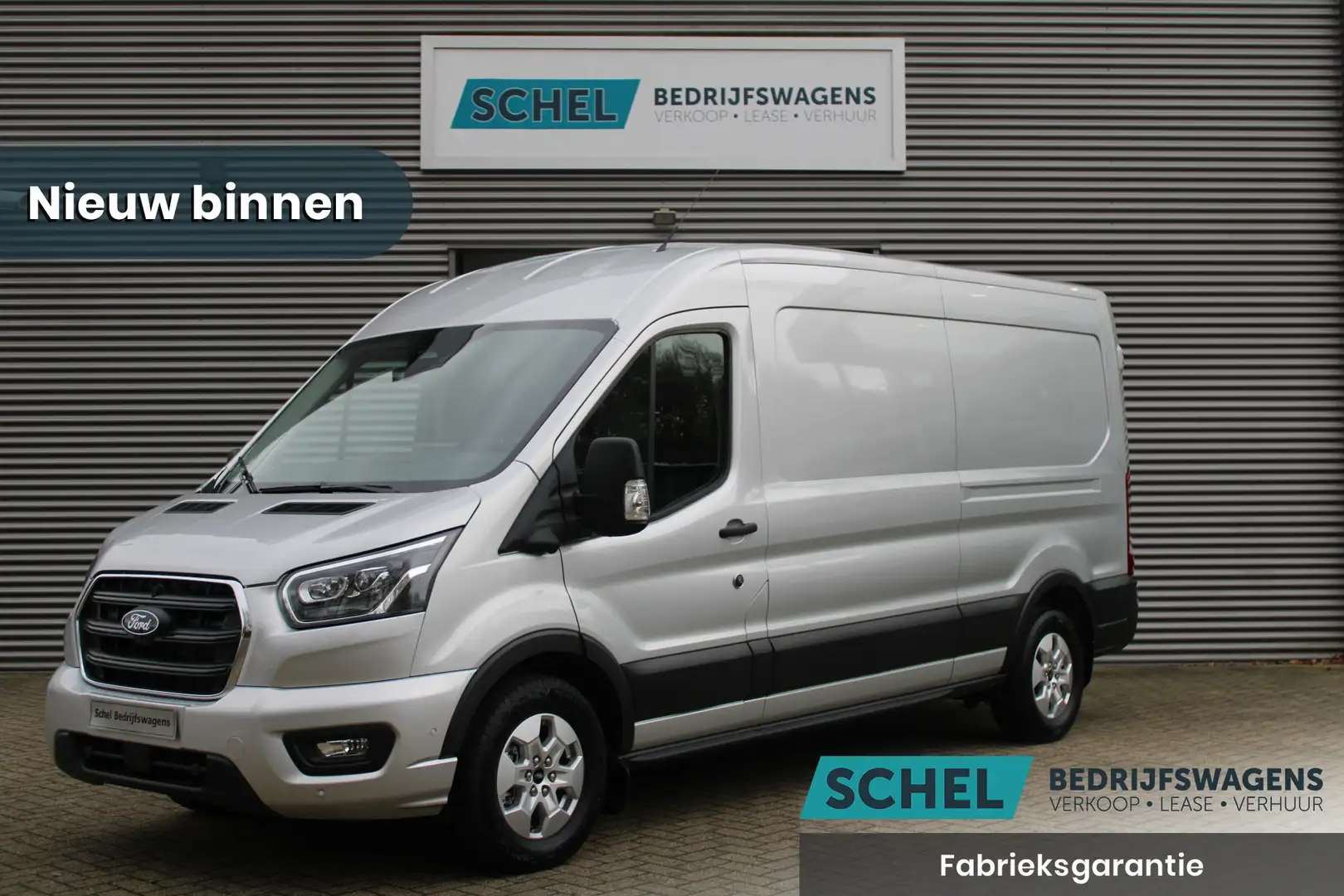 Ford Transit 350 2.0 TDCI L3H2 Limited 165pk - DEMO - Adaptive Zilver - 1