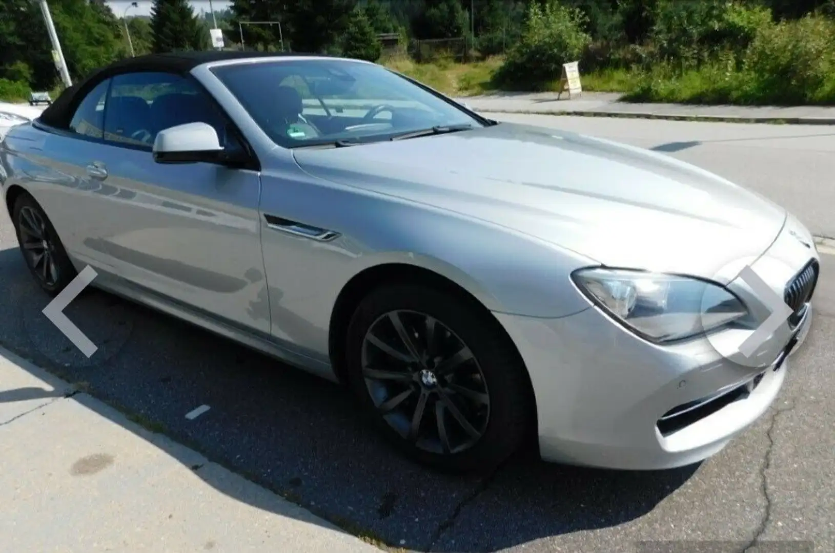 BMW 640 d x-drive Cabrio*Head-Up Display*AHK*Standhzg Argintiu - 2