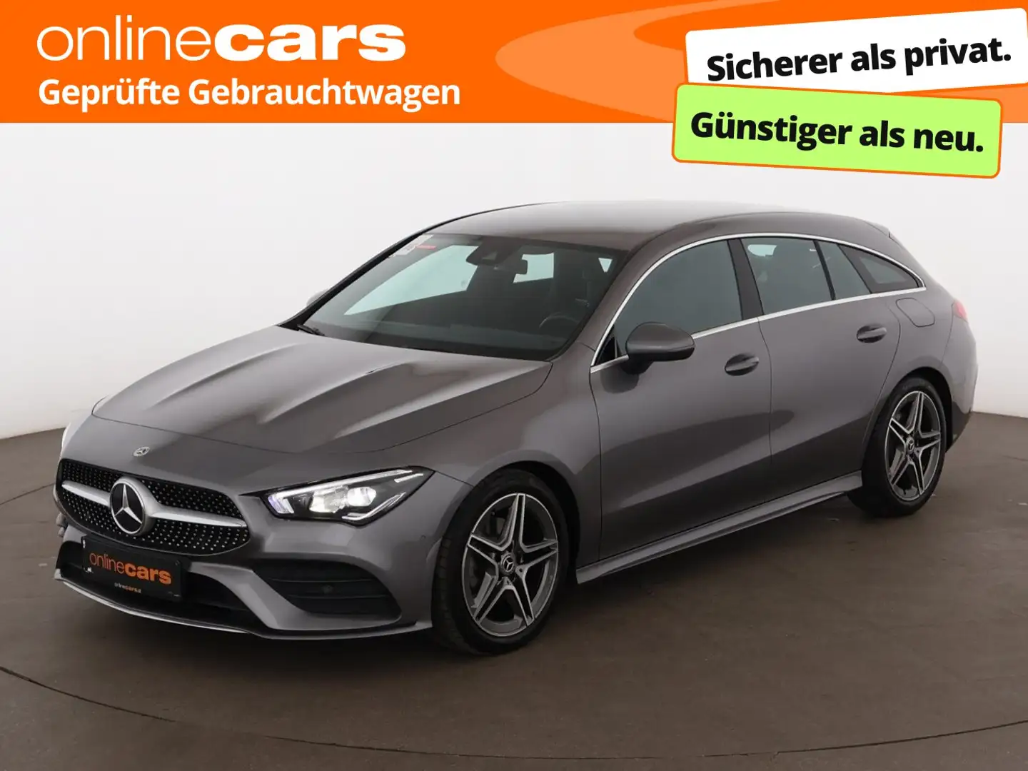 Mercedes-Benz CLA 200 CLA 200 d Shooting Brake AMG Line Aut LED STANDHZ Grau - 1