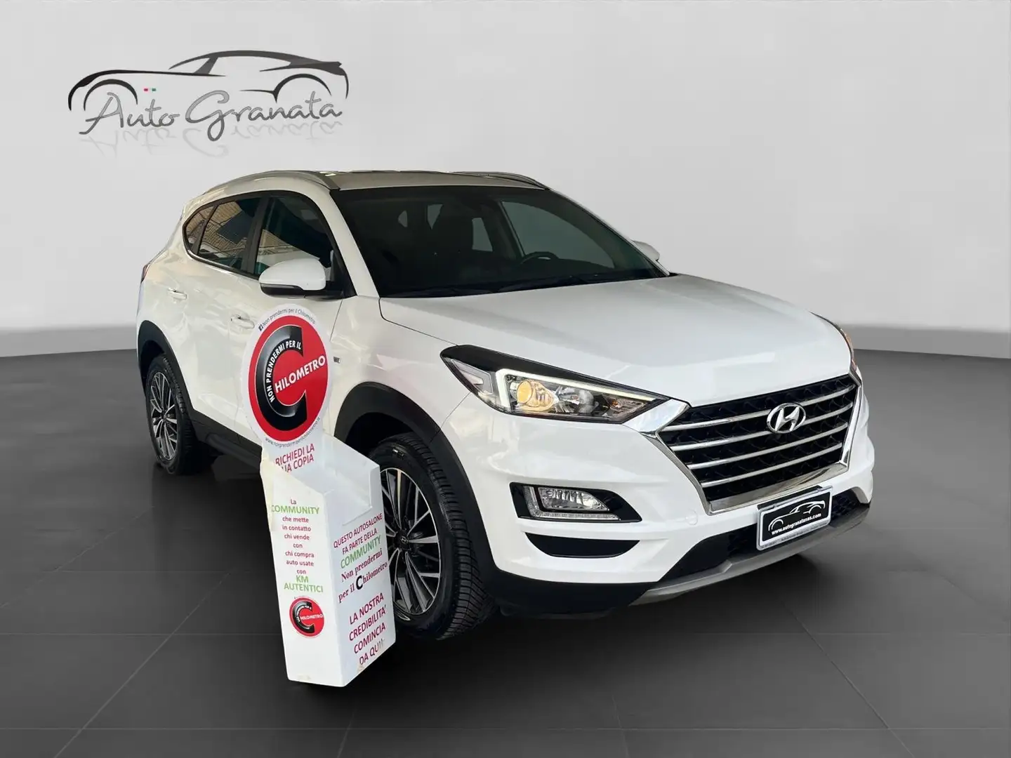 Hyundai TUCSON 1.6 CRDi 48V 115cv XPrime UFFICIALE ITA Bianco - 1