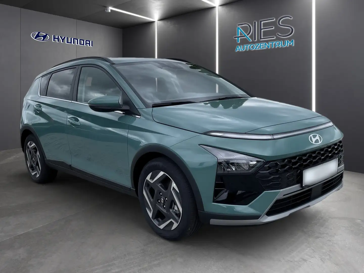 Hyundai BAYON 1.0 T-GDI Prime KlimaA*LED*Navi*SHZ*4xSHZ Groen - 2